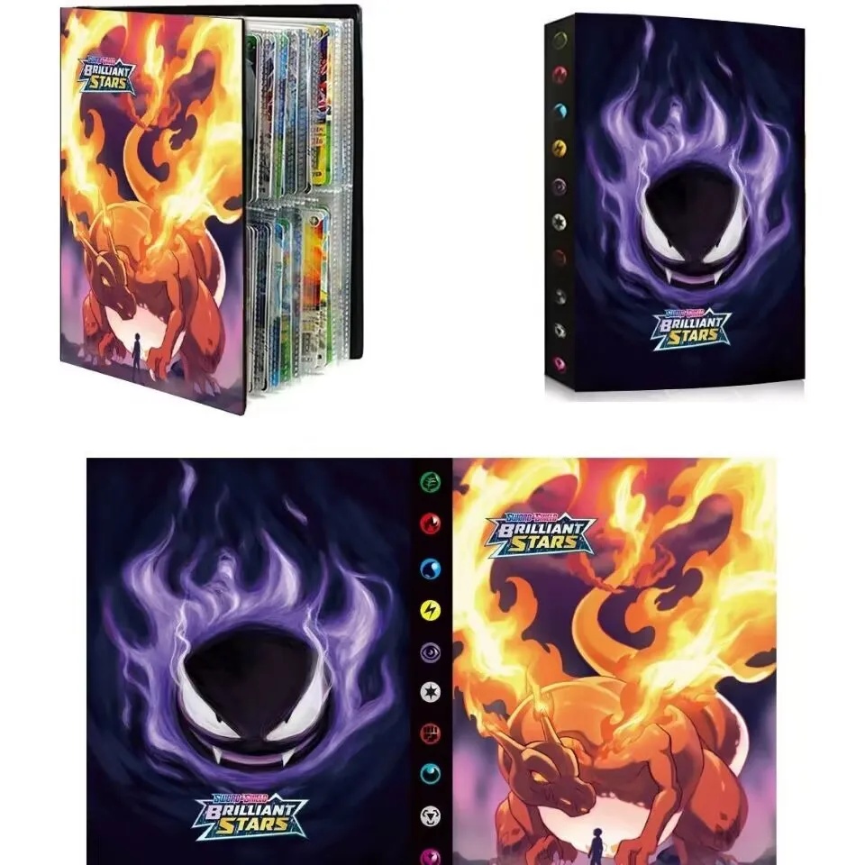 Pokemon Binder Card - Álbum de Cartas Pokém Charizard HOT