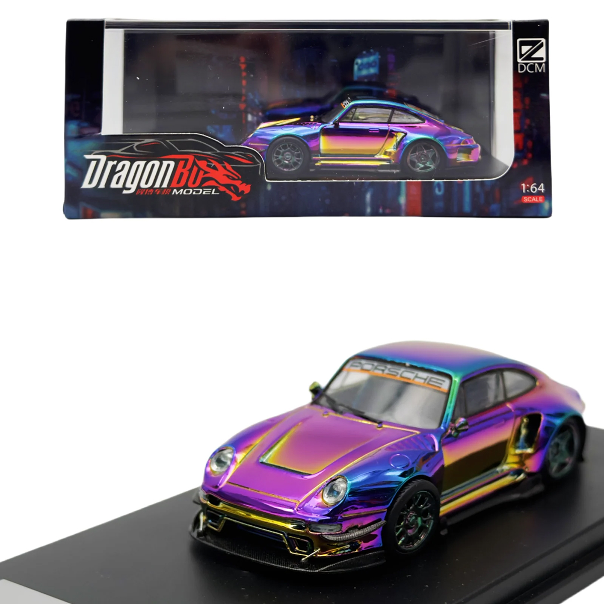DRAGONBO x DCM 1:64 Porsche 99 - Die Cast Car 1 64 avaliação e preço
