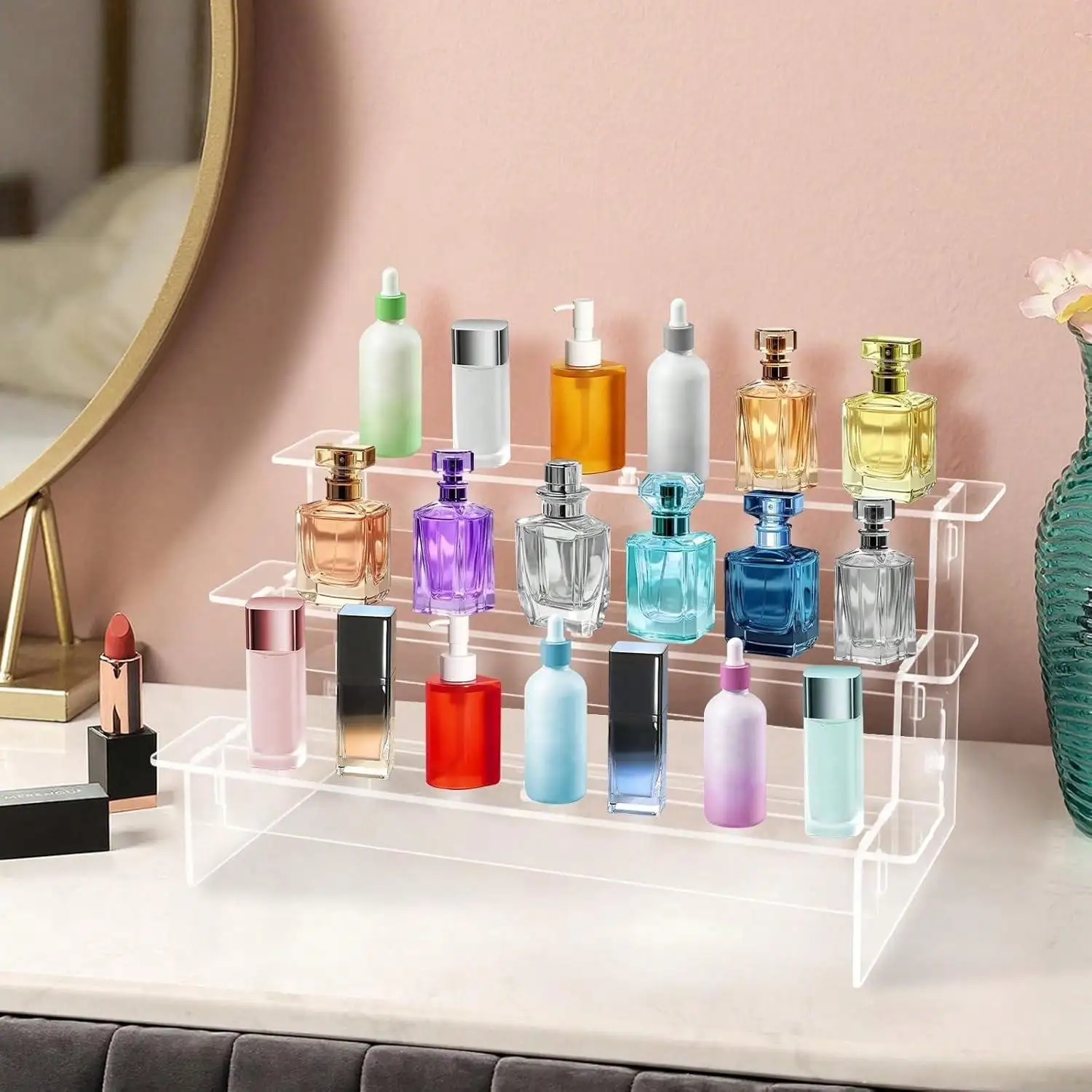 Acrílico display risers perfum - Display Risers Set avaliação e preço
