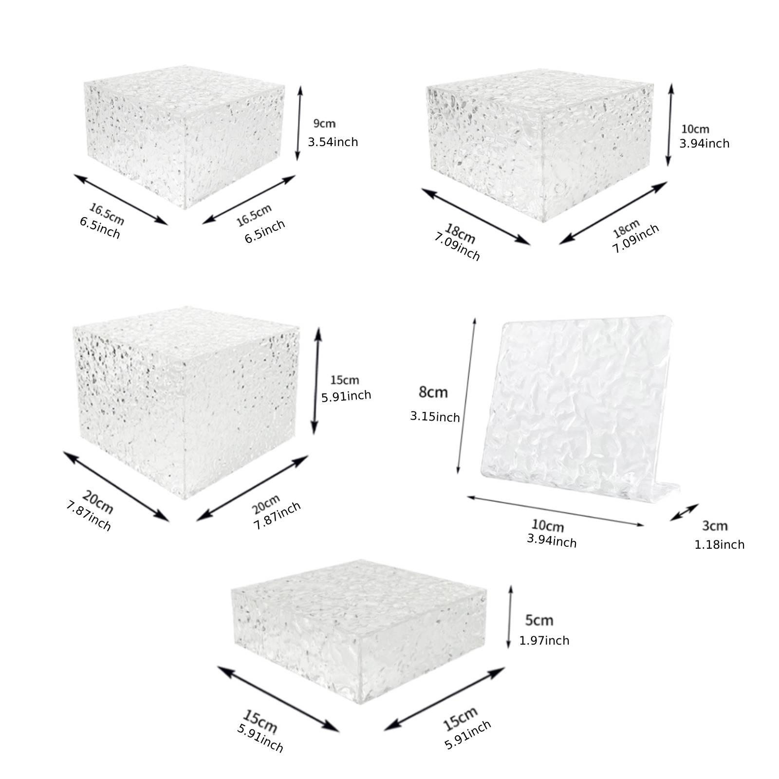 Conjunto de Suportes de Acríli - Display Risers Set avaliação e preço